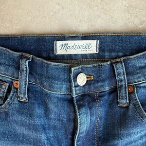 Madewell High Riser Skinny Jeans Indigo size 27